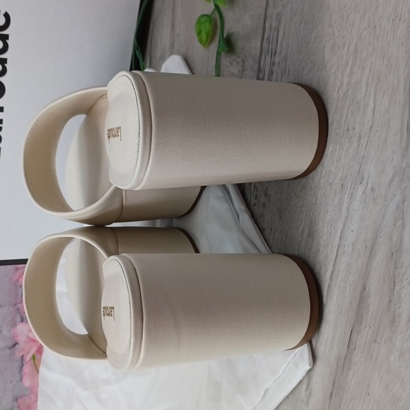 Larroude Miso Kid Skin Leather Platform Sandal NIB - Picture 8 of 10